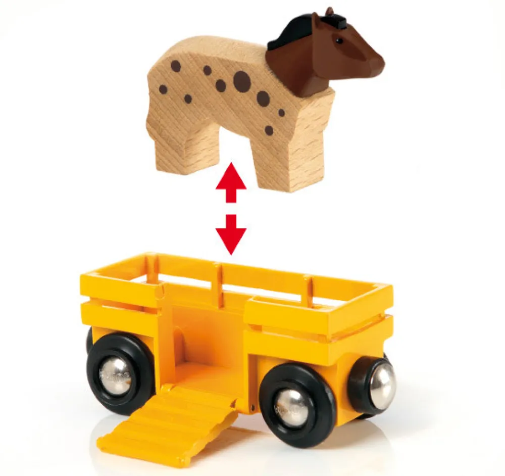 Brio 33404 Bondegårdssæt- Bondegårde & Dyr