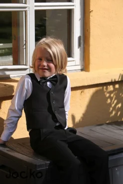 Jocko 4 Delt Festsæt - Sort/Hvid- Juletøj|Festtøj & Tilbehør