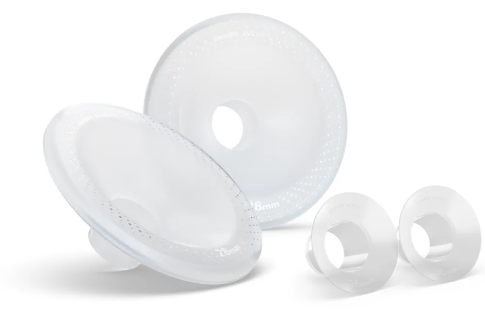 Philips Avent 26 mm og 28 mm brystskjoldindsatser, håndfri.- Brystpumper