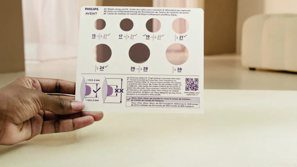 Philips Avent 26 mm og 28 mm brystskjoldindsatser, håndfri.- Brystpumper