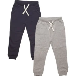 Minymo 2 Pak Basic Sweatbuks - Navy/Grå/778- Multipack|Bukser