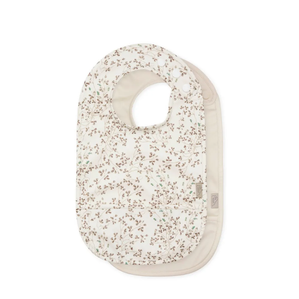 Cam Cam Copenhagen 2 pak. Hagesmække med lomme - lierre- Hagesmække