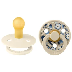 BIBS X LIBERTY 2 pk Colour Bobo Latex str.2 Ivory Mix- Sutter