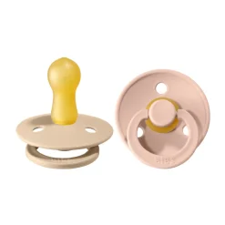 BIBS 2 pk. Colour sut 6-18 mdr. latex - vanilla/blush- Sutter
