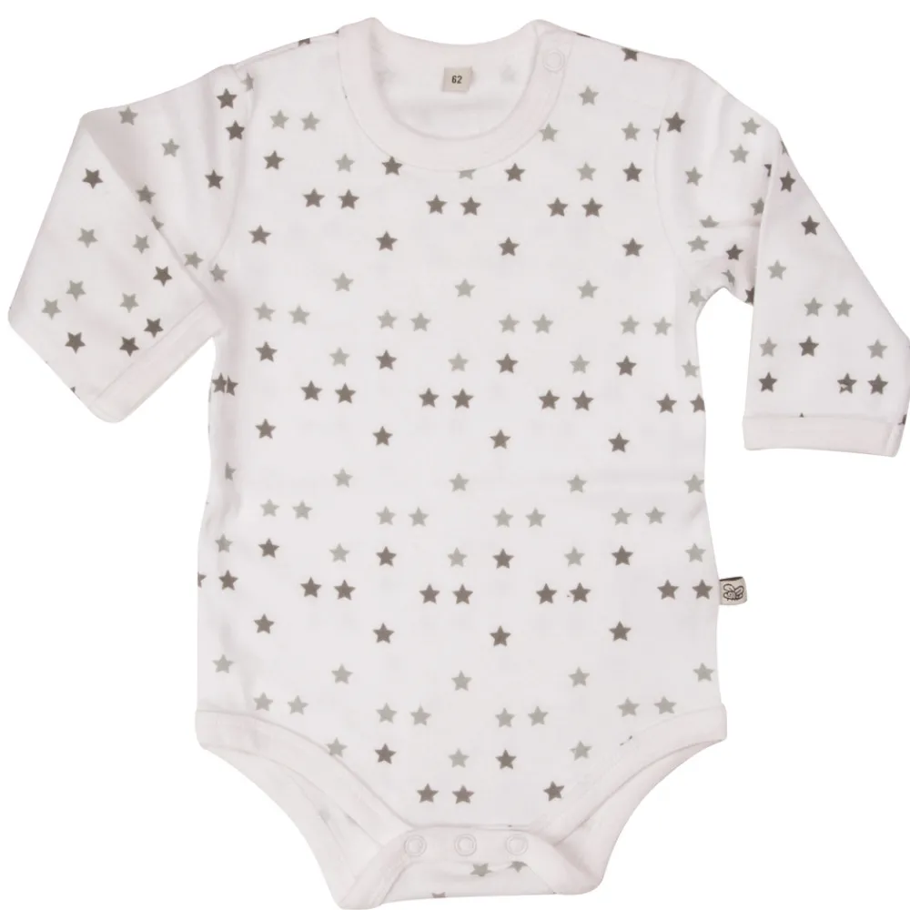 Pippi 4 Stk L/Æ Bodystockings - Offwhite 200- Multipack|Bodystocking Langærmet