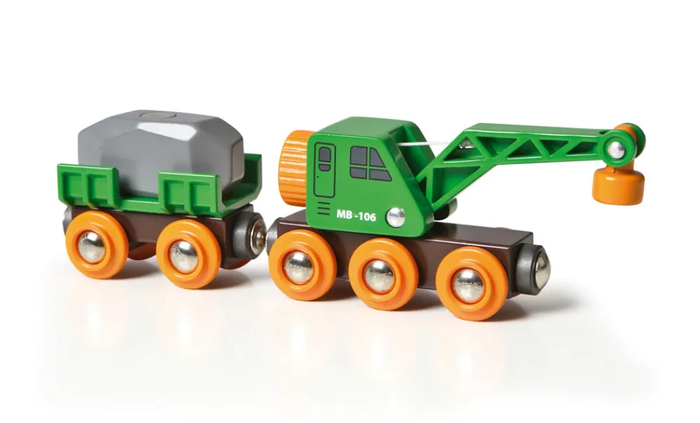 Brio 33698 Togvogn med kran- Togbaner & Tog