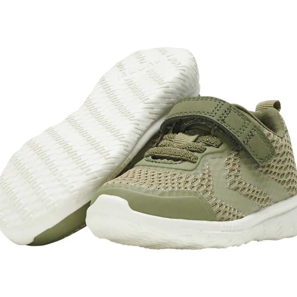hummel Actus recycled infant - Depep green- Sneakers Med Velcro|Sportstøj