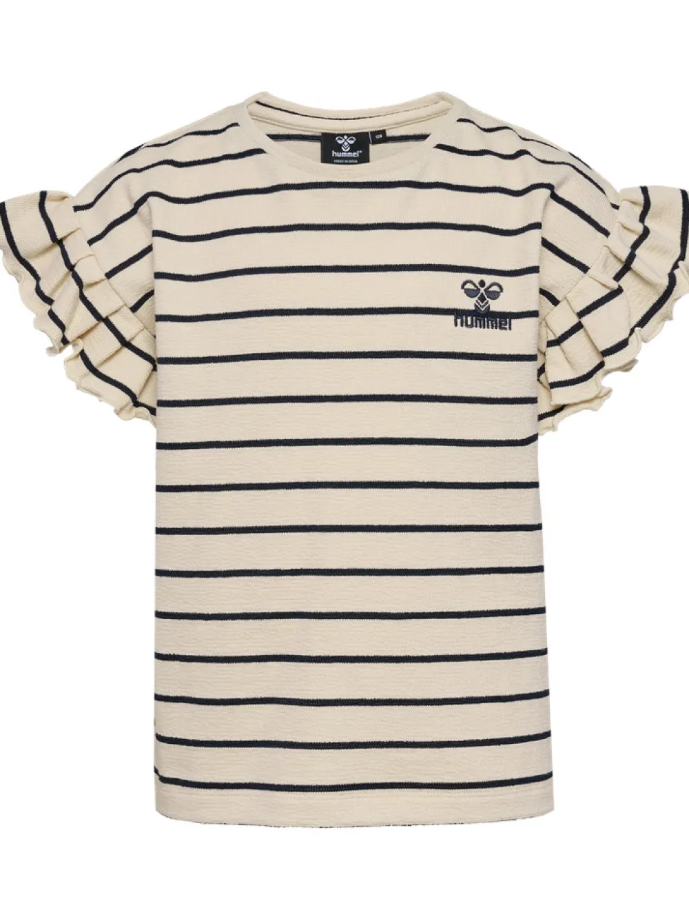 hummel Ajma t-shirt - WHITECAP GRAY- T-Shirts & Toppe