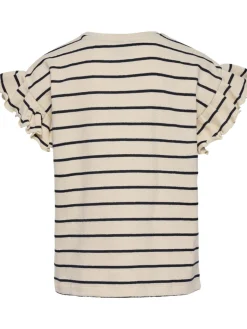 hummel Ajma t-shirt - WHITECAP GRAY- T-Shirts & Toppe