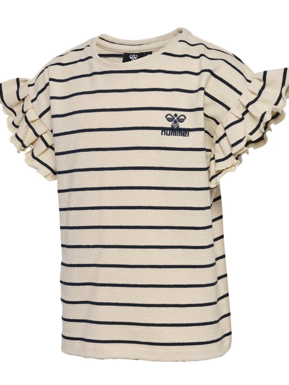 hummel Ajma t-shirt - WHITECAP GRAY- T-Shirts & Toppe