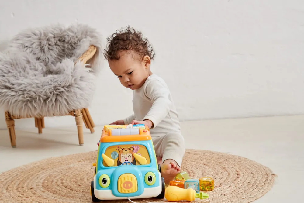Scandinavian Baby Products Aktivitets-bus- Legetøjsbiler
