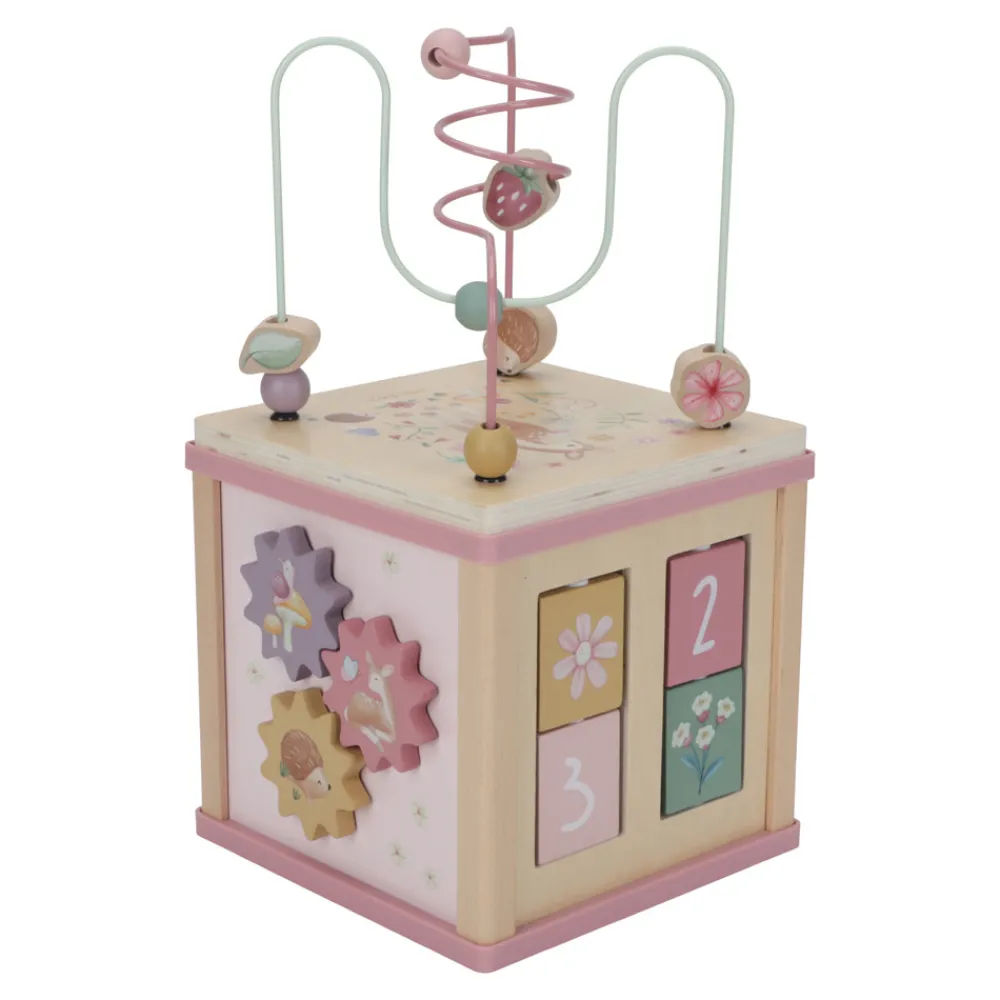 Little Dutch Aktivitetskube Fairy Garden- Aktivitetslegetøj
