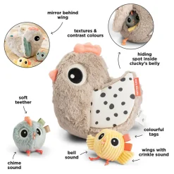 Done By Deer Aktivitetslegetøj Clucky Sand- Aktivitetslegetøj