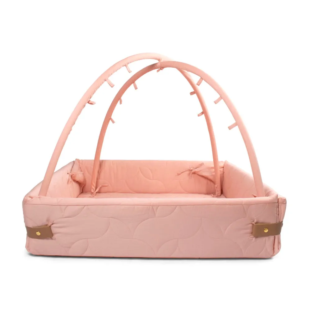 Filibabba Aktivitetsnest - Soft quilt - Misty Rose- Aktivitetstæpper