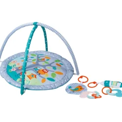 Scandinavian Baby Products Aktivitetsstativ m. 4 stykker legetøj - Skovtema- Aktivitetstæpper