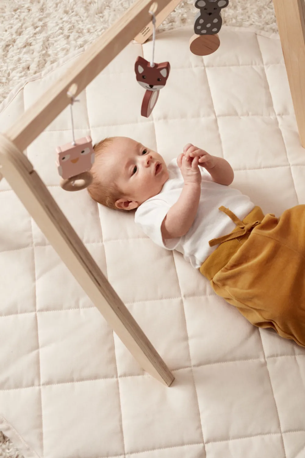 KIDSCONCEP Aktivitetstativ, natur- Aktivitetstæpper