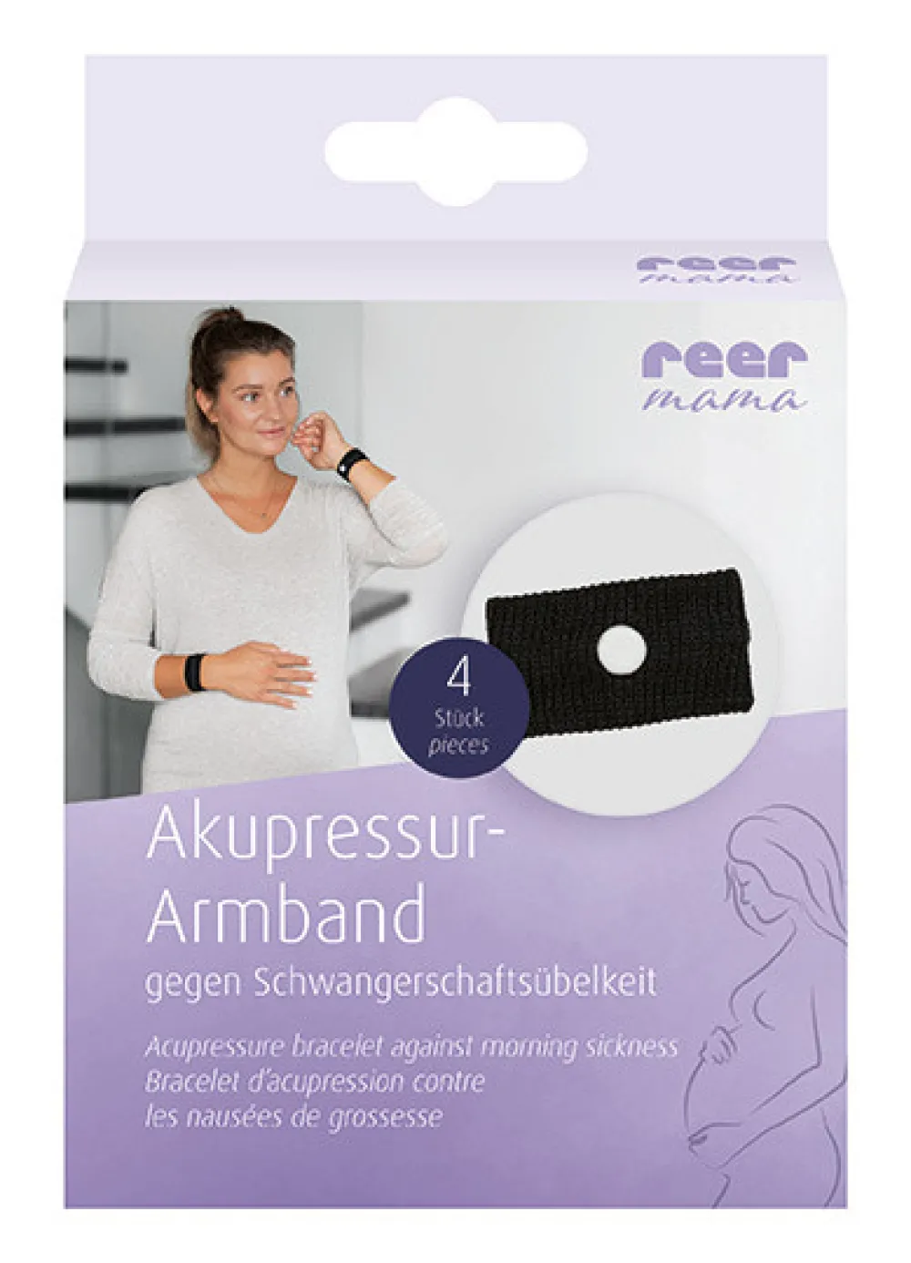 Reer Akupressur armbånd mod morgenkvalme- Accessories