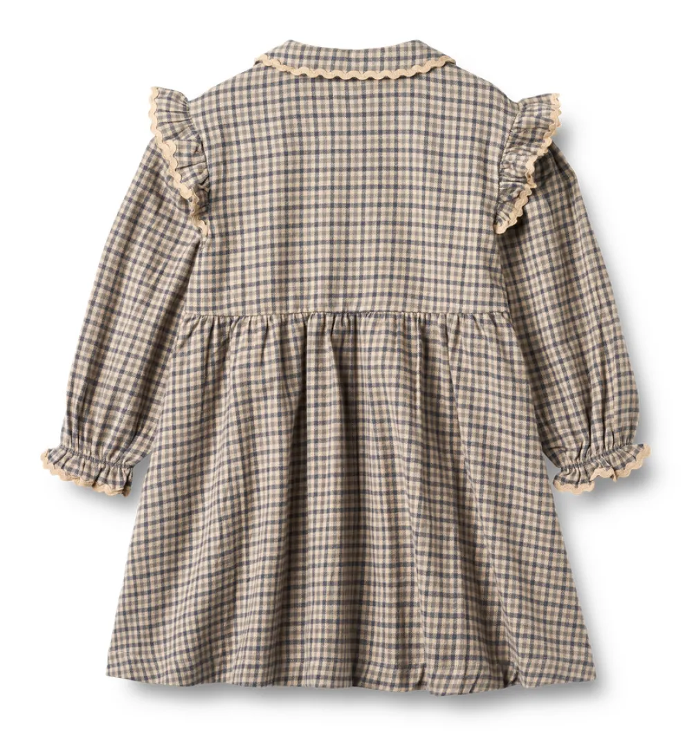 Wheat Alissa Kjole - Blue check- Kjoler