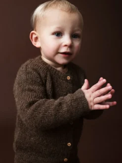 Serendipity Organics Alpaca Uld Suri Cardigan - PINE CONE- Uldoverdele