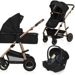Lionelo Amber 3-i-1 - Black onyx- Kombivognspakker|Vognpakker