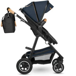 Lionelo Amber 3i1 duovogn - blue navy- Vognpakker|Kombivognspakker