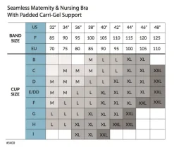 Carriwell Amme BH Med Gelé Bøjle og Indlæg - Hvid- Amme Bh'Er