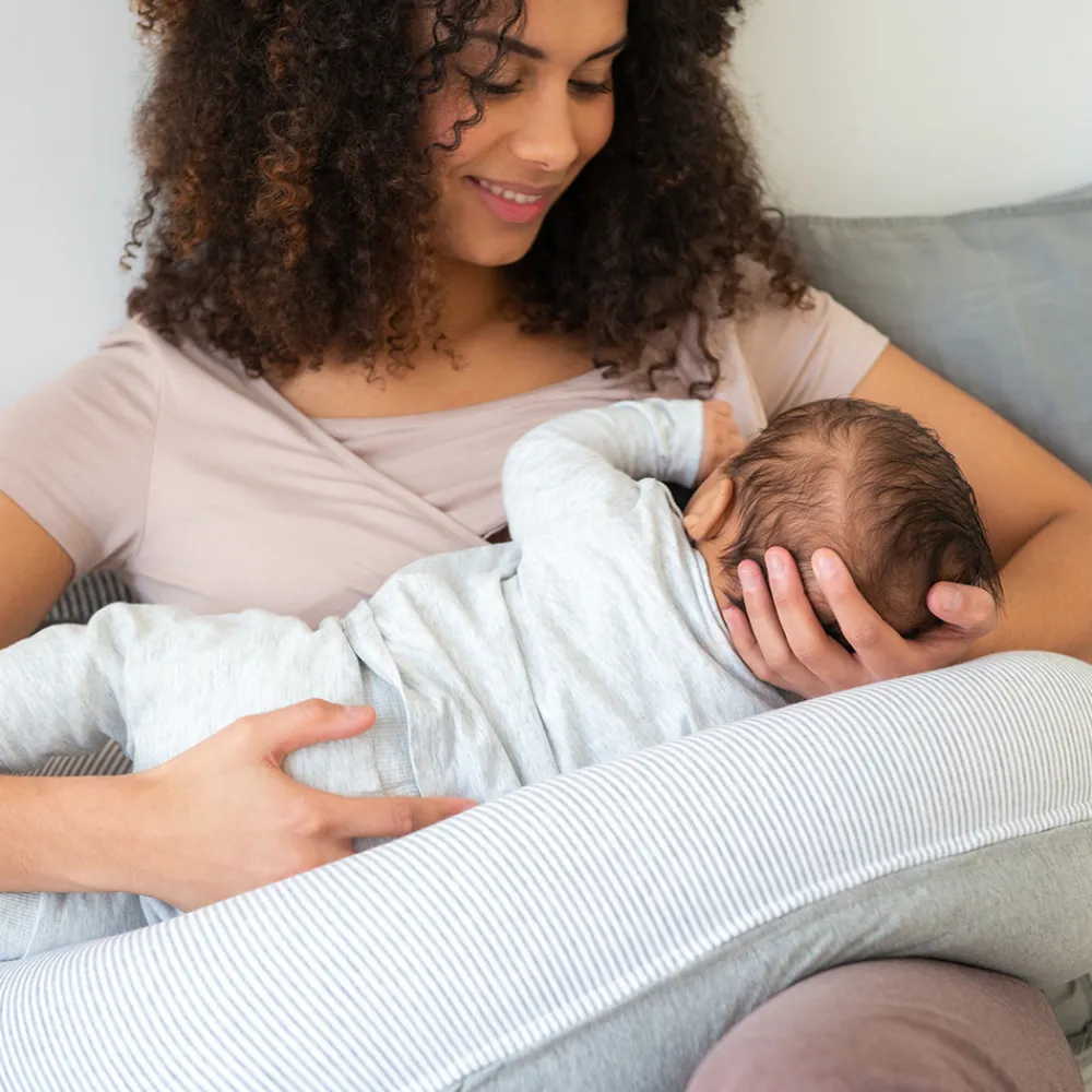 Doomoo Amme og graviditetspude - grå-Børn Graviditetspuder|Ammepuder