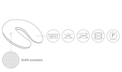 Doomoo Amme og graviditetspude - grå-Børn Graviditetspuder|Ammepuder