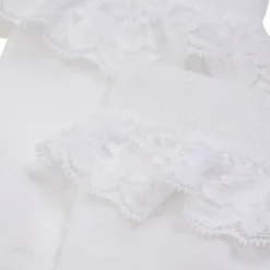 BeKids Ankel Strømper m. Blonde 2-pack - White- Strømper