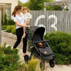 Lionelo Annet Plus klapvogn - stone caramel- Klapvogne Med Flade Sæder