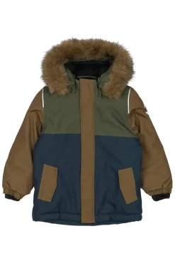 Mikk-Line Anorak Jakke - Olive night- Vinterjakker & Bukser