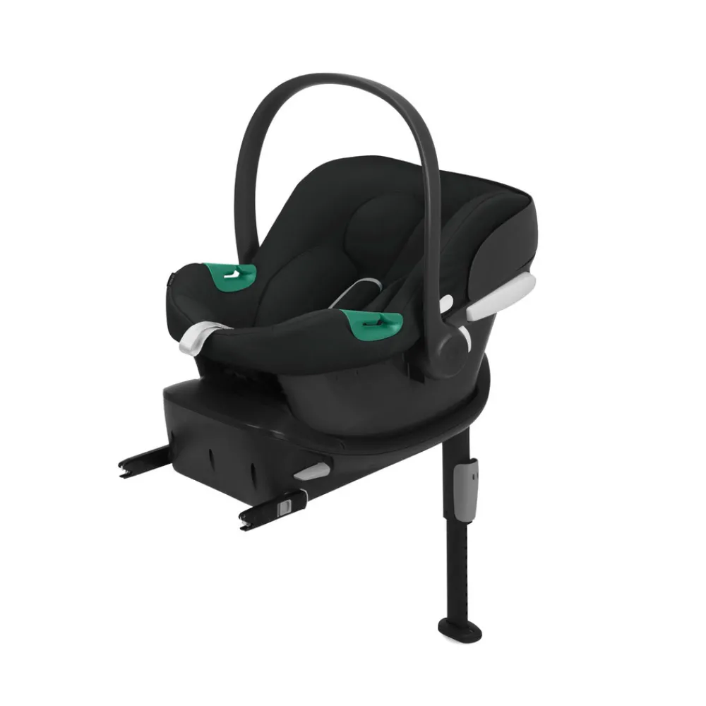 Cybex Aton B2 i-Size inkl. base one - Volcano Black- Autostole 40-87 Cm (0-15 Mdr.)