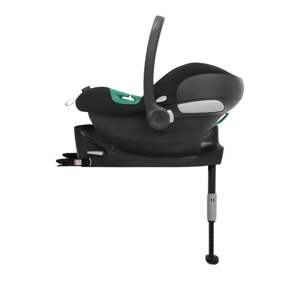 Cybex Aton B2 i-Size inkl. base one - Volcano Black- Autostole 40-87 Cm (0-15 Mdr.)