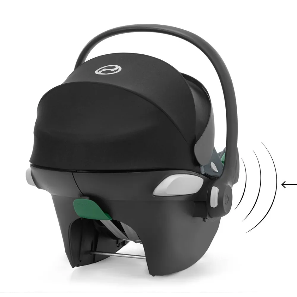 Cybex Aton B2 i-Size inkl. base one - Volcano Black- Autostole 40-87 Cm (0-15 Mdr.)