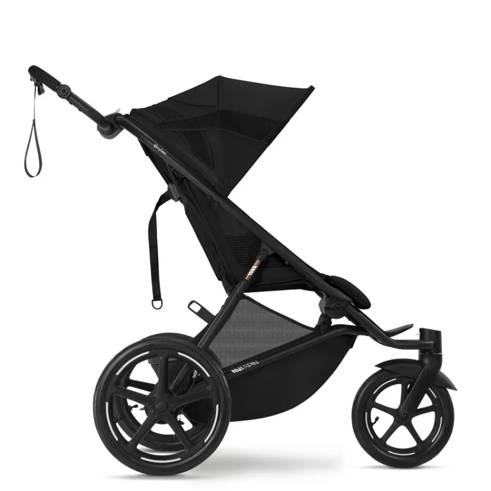 Cybex Avi Spin - Moon Black- Klapvogne Med Flade Sæder|Kombivogne Med Flade Sæder