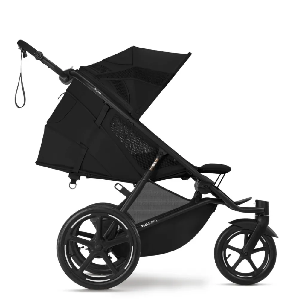 Cybex Avi Spin - Moon Black- Klapvogne Med Flade Sæder|Kombivogne Med Flade Sæder