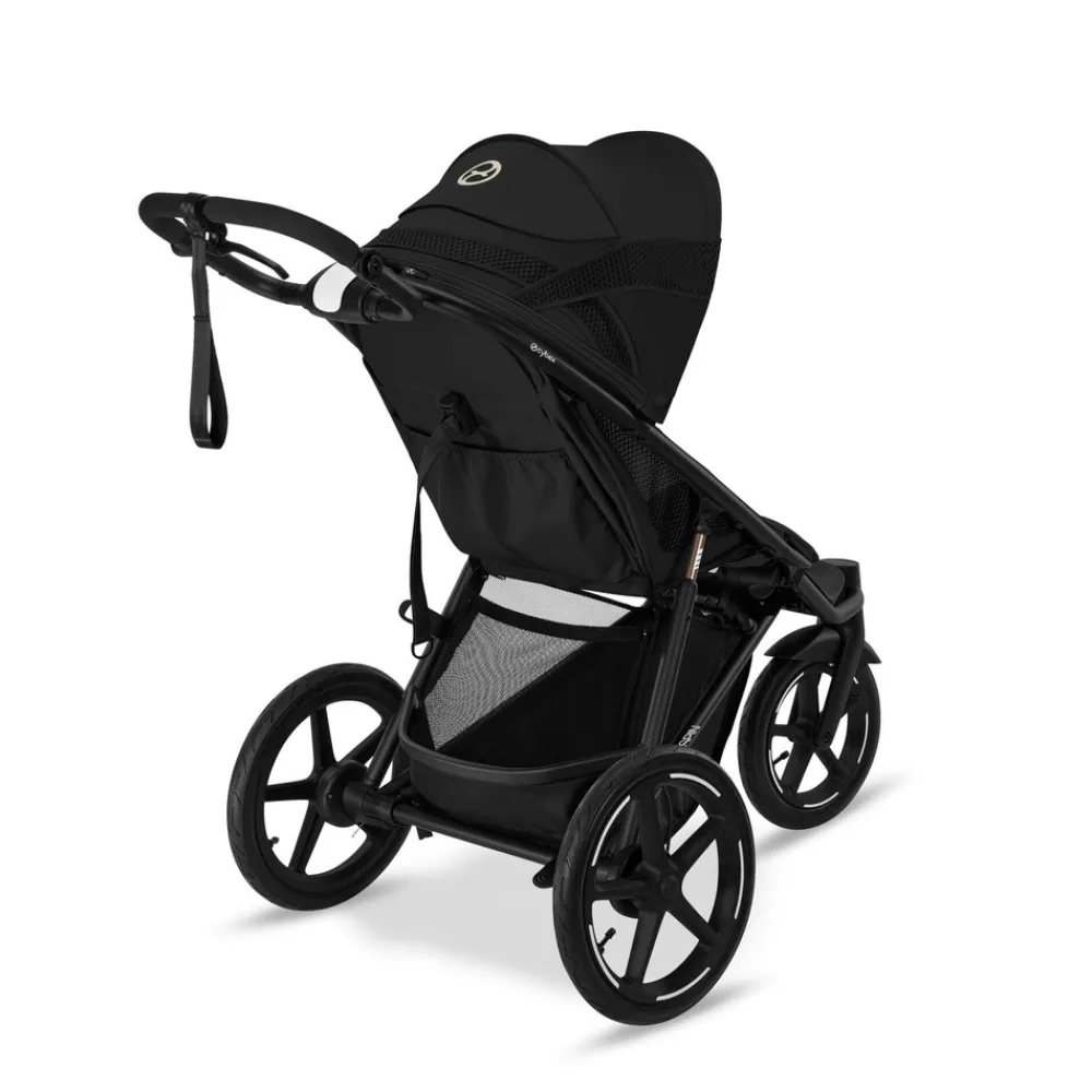 Cybex Avi Spin - Moon Black- Klapvogne Med Flade Sæder|Kombivogne Med Flade Sæder