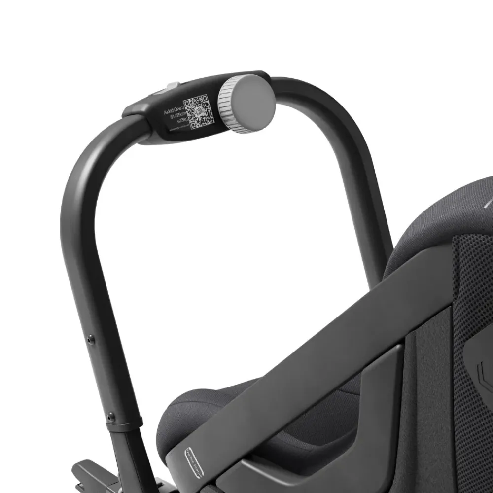 AXKID ONE 3 Coastal Storm Black- Autostole 61-105 Cm (3 Mdr.-4 År)