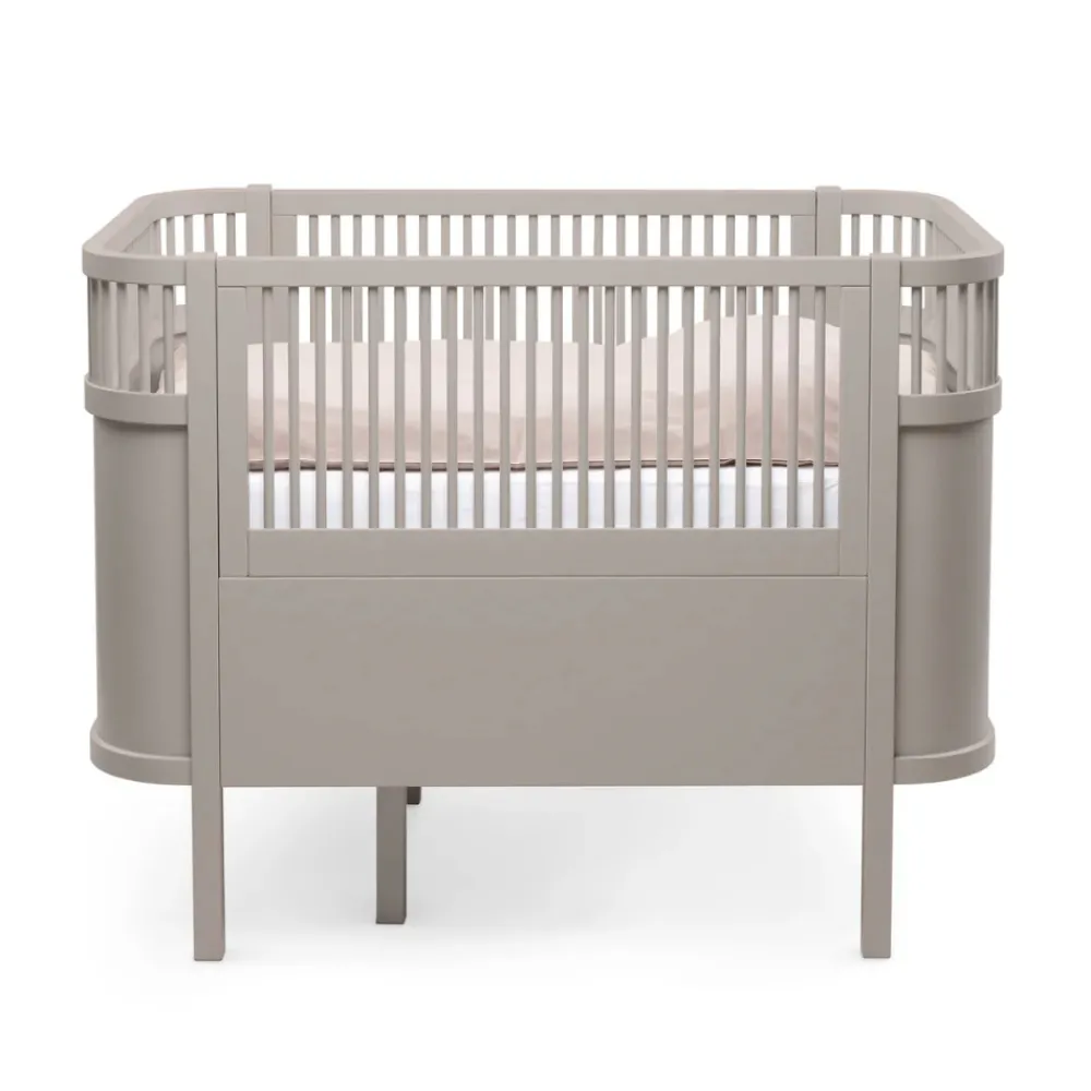 Sebra Baby & Jr. seng - jetty beige - FSC®-Børn Tremmesenge