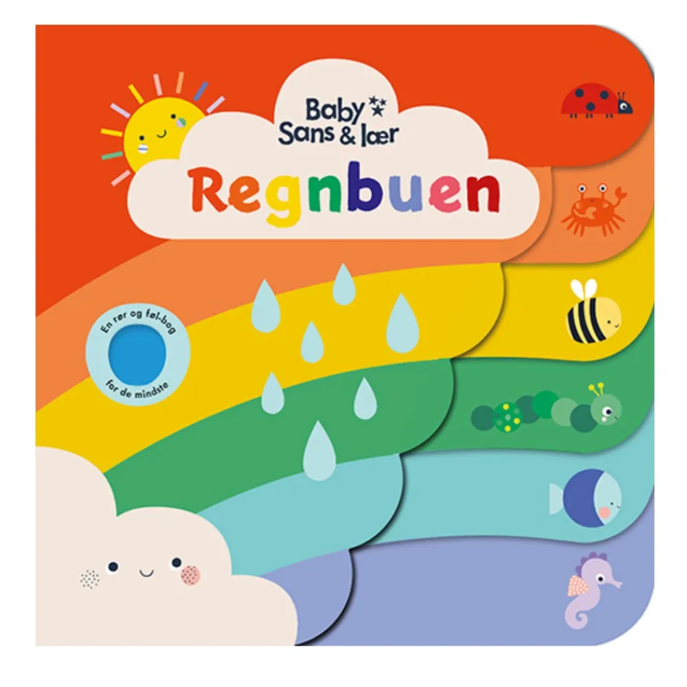 Alvilda Baby - Sans og lær - Regnbuen- Papbøger