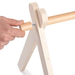 Sebra Baby aktivitetsstativ, træ - FSC®- Trælegetøj|Aktivitetstæpper