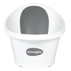 SHNUGGLE Baby badekar - hvid/grå- Badekar, Stativer & Badestole