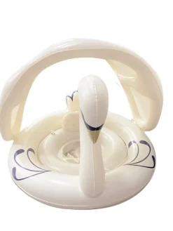 Vanilla COPENHAGEN Baby badering med skygge - Swan- Svømmetilbehør|Badetilbehør