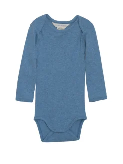 Serendipity Organics Baby Body - AZUR- Bodystocking Langærmet