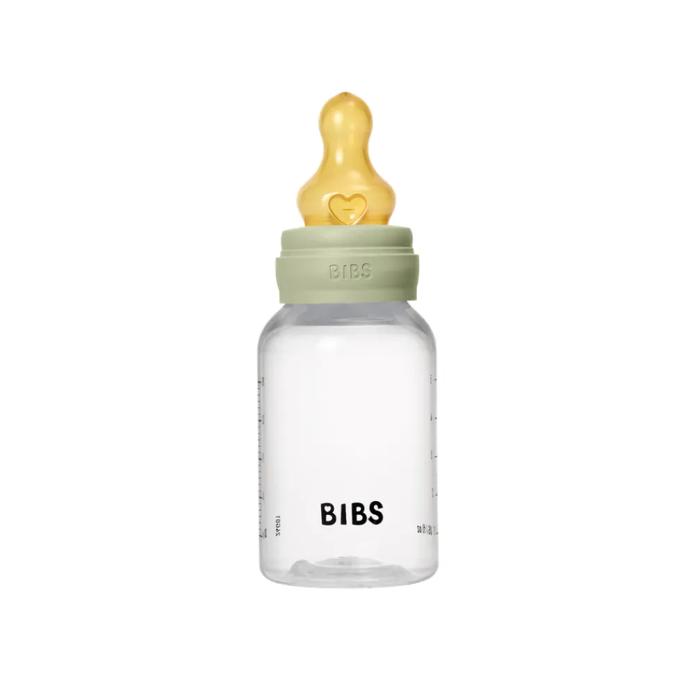 BIBS Baby Bottle Latex 1 pack 150 ml Sage- Sutteflasker