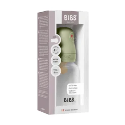 BIBS Baby Bottle Latex 1 pack 150 ml Sage- Sutteflasker
