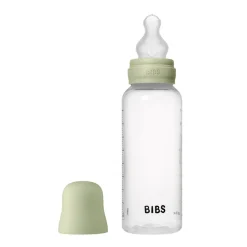 BIBS Baby Bottle Silicone 1 pack 270 ml Sage- Sutteflasker