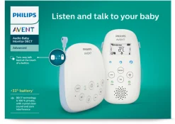 Philips Avent Baby Monitor m. temperatursensor og vuggeviser- Babyalarmer