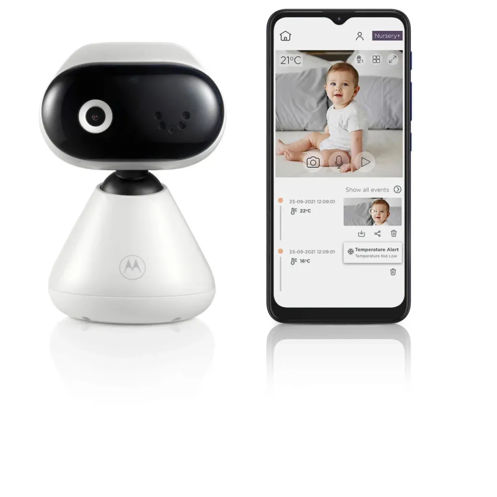MOTOROLA Baby Monitor PIP1000 WIFI Camera- Babyalarmer
