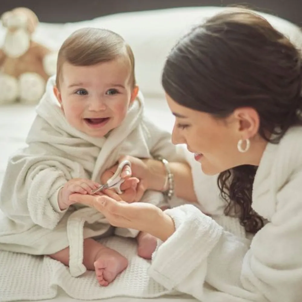 Nuvita Baby negle sæt SAGE GREEN- Plejeartikler Til Baby